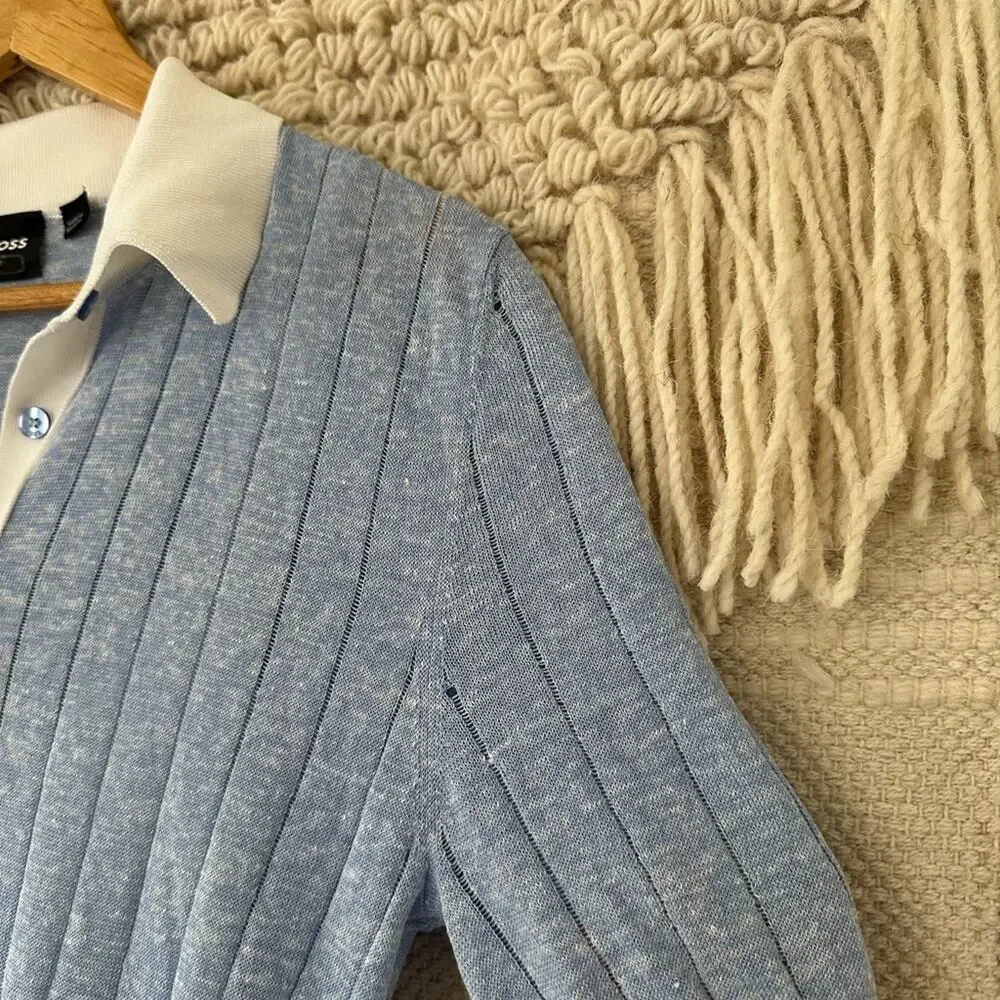 BOSS Polo Knit Midi Dress
